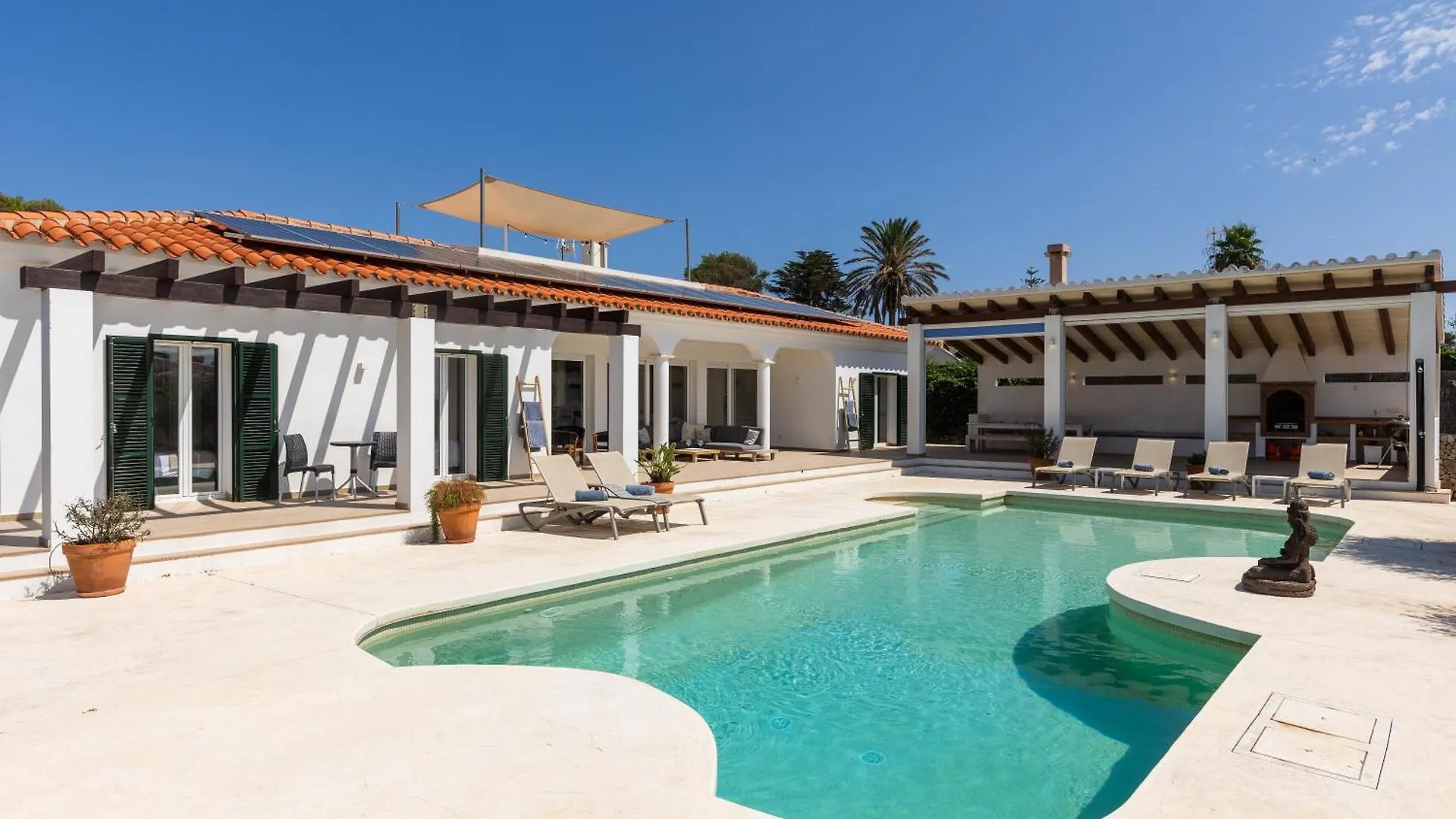 Villa Maravilla With Heatable Pool Rooftopbar With Sea Views And Range Rover Binibeca İspanya