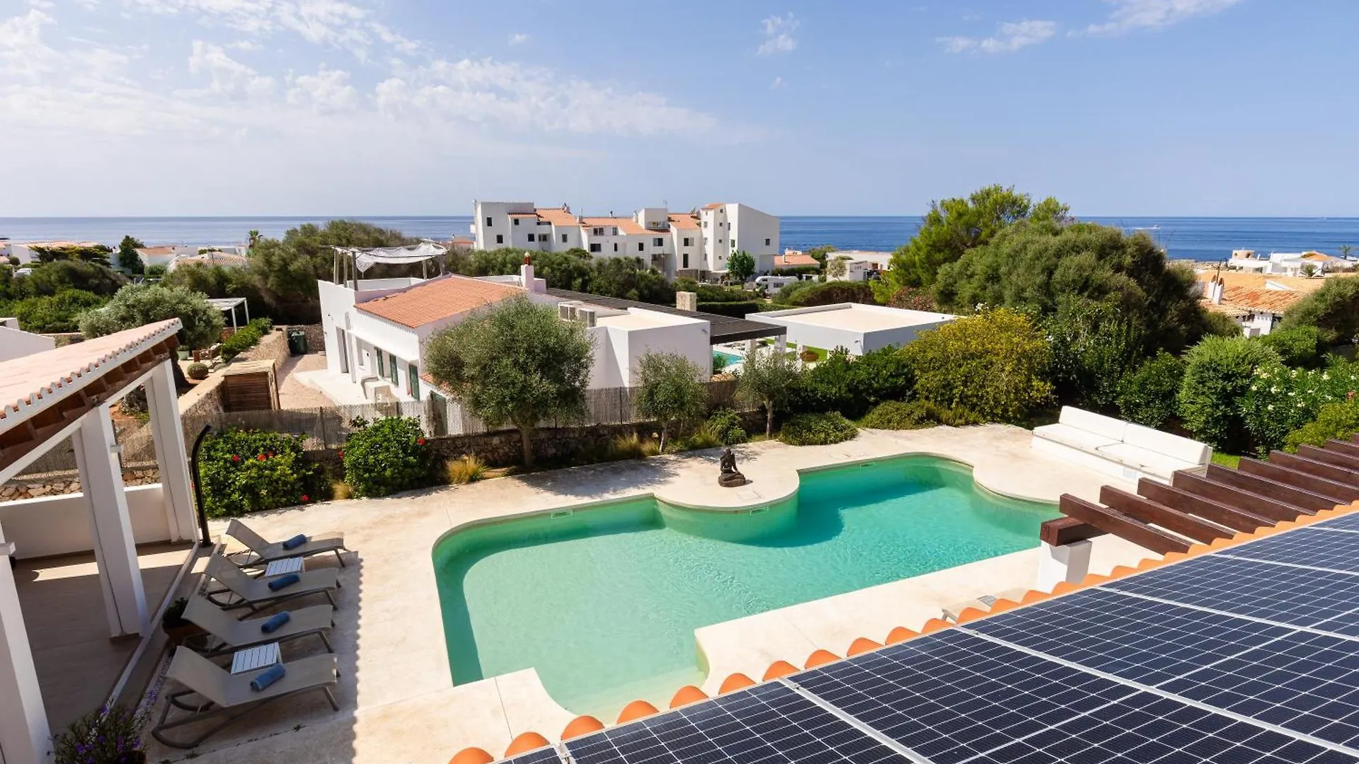Villa Maravilla With Heatable Pool Rooftopbar With Sea Views And Range Rover Binibeca 0*,