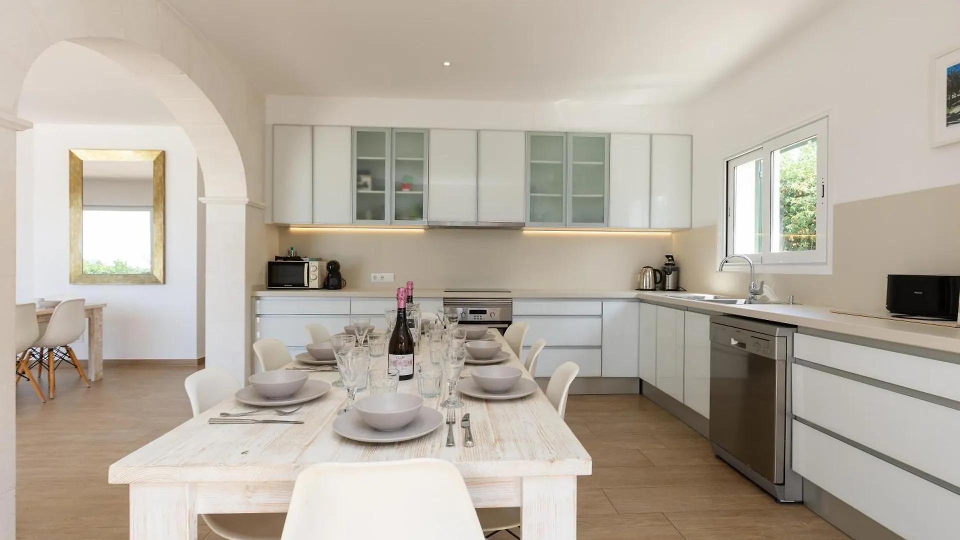 Villa Maravilla With Heatable Pool Rooftopbar With Sea Views And Range Rover Binibeca İspanya